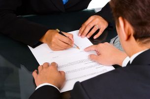 signing contract